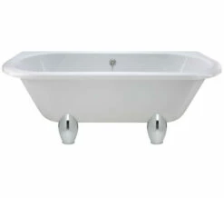 Hudson Reed Kenton 1700 X 750mm Back-To-Wall Freestanding White Acrylic Bath With Legs -Duravit Sales Shop M700 2022 7 6 15 27 38 384
