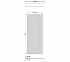 Hudson Reed Fluted Fixed Wall Wetroom Screen -Duravit Sales Shop M700 2022 7 7 13 13 32 81