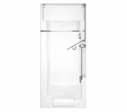 Trojan Style Easy Access Shower Bath With Bath Screen And Twin Waste