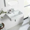 Tavistock Q60 575mm White Ceramic Basin