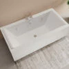 Duravit Starck Two Backrest Slope Rectangular Bath With Jet System