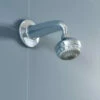 Aqualisa Chrome Turbostream Fixed Powerful Shower Head And Wall Arm