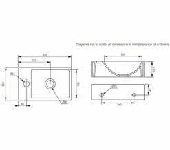 Tavistock Matrix Wall Hung Compact 370mm 1 Tap Hole Basin -Duravit Sales Shop M700 2022 8 17 7 35 26 631