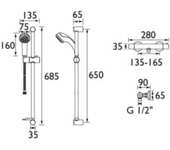 Bristan Zing Basic Cool Touch Chrome Bar Mixer Valve With Kit -Duravit Sales Shop M700 2022 8 24 15 20 35 899