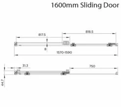 Aquadart Rolla 8 Sliding Shower Door 2000mm High -Duravit Sales Shop M700 2022 8 3 14 20 57 225
