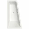 Duravit No.1 1600 X 850mm Trapezoidal Corner Bath With Backrest Slope