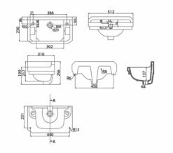 Burlington Edwardian 510mm Cloakroom Basin 10 Burlington Edwardian 510mm Cloakroom Basin -Duravit Sales Shop M700 2022 9 15 7 32 7 356