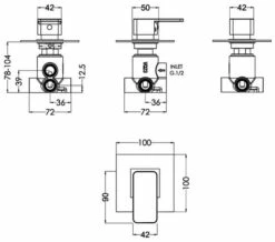 Nuie Windon Concealed 2-3-4 Way Diverter -Duravit Sales Shop M700 2022 9 20 11 58 47 127