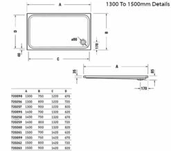 Duravit D-Code Acrylic Rectangular Shower Tray -Duravit Sales Shop M700 2022 9 20 16 14 24 392