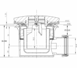 Merlyn Level25 White Rectangular Tray With Waste -Duravit Sales Shop M700 2022 9 21 12 30 56 632