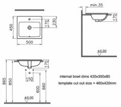 VitrA S20 500 X 450mm 1TH White Countertop Basin -Duravit Sales Shop M700 2022 9 23 7 17 42 734
