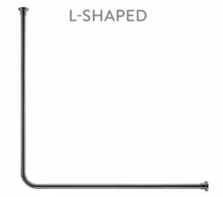 Croydex Superline Modular Shower Curtain Rail Kit Chrome - AD119041 -Duravit Sales Shop M700 2022 9 5 13 9 5 975