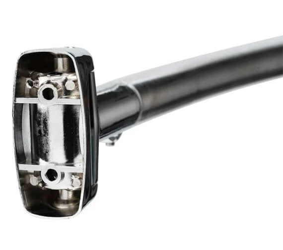 Croydex Premium Telescopic Curved Chrome Shower Curtain Rod 3 Croydex Premium Telescopic Curved Chrome Shower Curtain Rod - Image 3