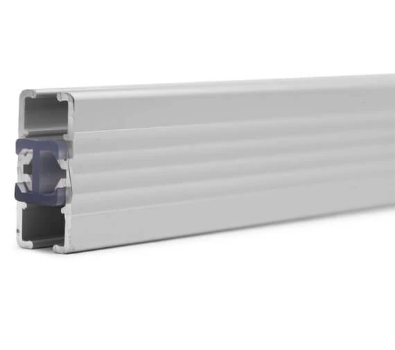 Croydex Professional Profile 400 Standard L Shaped Silver Shower Rail 3 Croydex Professional Profile 400 Standard L Shaped Silver Shower Rail - Image 3