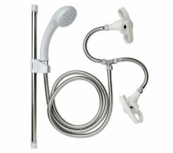 Croydex Secura White Bath Shower Set
