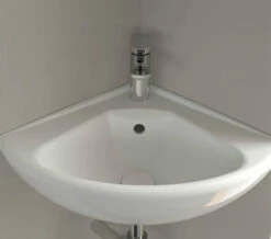 Villeroy & Boch Villeroy And Boch O.Novo 415mm 1 Taphole White Alpin Corner Basin With Overflow -Duravit Sales Shop M700 2023 1 10 12 8 12 871