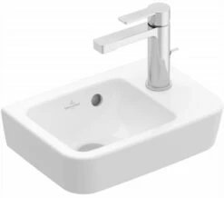 Villeroy & Boch Villeroy And Boch O.Novo 360mm 1 Taphole White Alpin Compact Basin With Overflow -Duravit Sales Shop M700 2023 1 11 13 44 49 420
