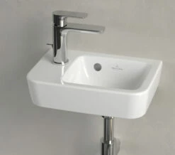 Villeroy & Boch Villeroy And Boch O.Novo 360mm 1 Taphole White Alpin Compact Basin With Overflow -Duravit Sales Shop M700 2023 1 11 13 8 30 80