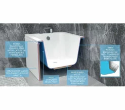IMEX Arco White Shower Bath 11 IMEX Arco White Shower Bath -Duravit Sales Shop M700 2023 1 13 13 32 21 715