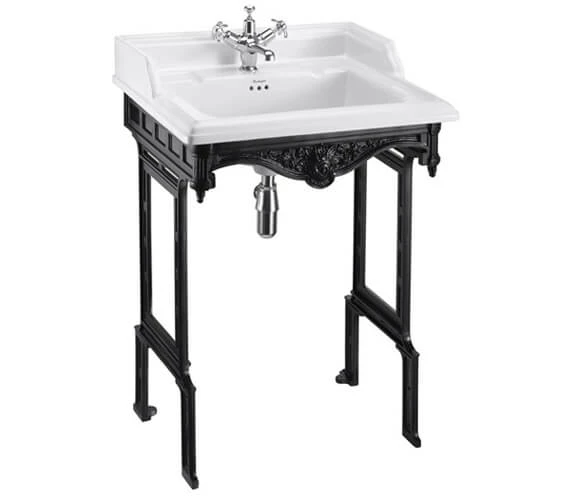 Burlington Classic Rectangular Washbasin With Aluminium Washstand 3 Burlington Classic Rectangular Washbasin With Aluminium Washstand - Image 3