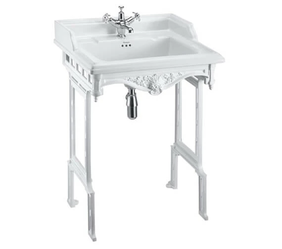 Burlington Classic Rectangular Washbasin With Aluminium Washstand 4 Burlington Classic Rectangular Washbasin With Aluminium Washstand - Image 4