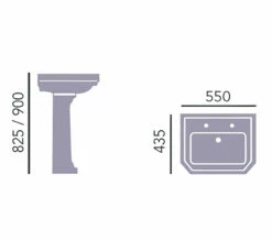 Heritage Granley Deco 550mm 2 Taphole Medium Basin -Duravit Sales Shop M700 2023 1 3 14 31 28 906