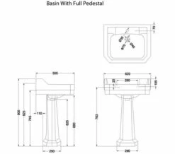 Burlington Edwardian 620mm White Rectangular Basin 8 Burlington Edwardian 620mm White Rectangular Basin -Duravit Sales Shop M700 2023 1 6 11 21 31 948