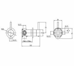 Niagara Equate Wall Mounted 3 Way Diverter Chrome -Duravit Sales Shop M700 2023 1 9 8 16 4 306