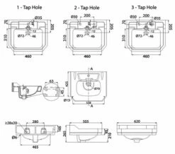 Burlington Edwardian 620mm White Rectangular Basin 10 Burlington Edwardian 620mm White Rectangular Basin -Duravit Sales Shop M700 2023 2 1 14 45 35 730