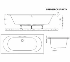IMEX Wave 1800 X 800mm White Double Ended Bath 12 IMEX Wave 1800 X 800mm White Double Ended Bath -Duravit Sales Shop M700 2023 2 10 14 23 51 434