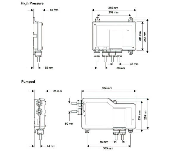 Mira Mode Pumped For Gravity Dual Bath And Shower Digital Valve Chrome 2 Mira Mode Pumped For Gravity Dual Bath And Shower Digital Valve Chrome - Image 2