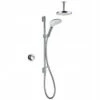 Mira Mode Maxim Concealed Dual Thermostatic Digital Mixer Shower White-Chrome