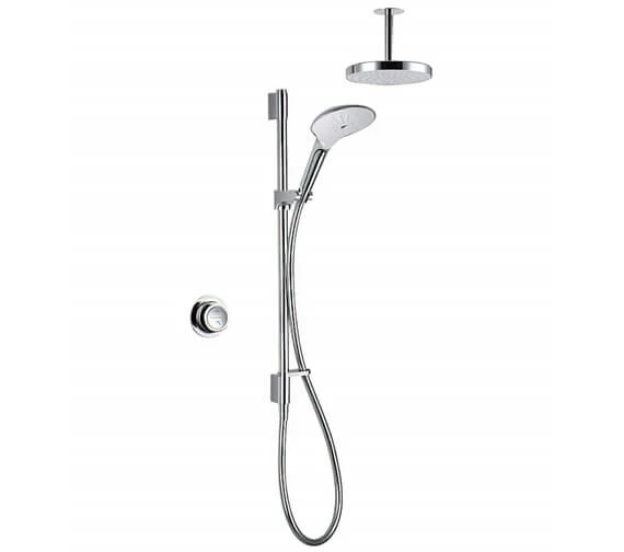 Mira Mode Maxim Concealed Dual Thermostatic Digital Mixer Shower White-Chrome 1 Mira Mode Maxim Concealed Dual Thermostatic Digital Mixer Shower White-Chrome