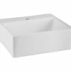 Nuie Vessel 335 X 295mm White Rectangular Countertop Basin