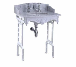 Burlington Carrara Marble Slab And Basin With Aluminium Washstand -Duravit Sales Shop M700 2023 2 17 12 10 49 735
