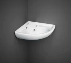 RAK Compact 1 Tap Hole 440mm Wall Hung Corner Basin White - COMCNRB1 -Duravit Sales Shop M700 2023 2 28 6 41 38 352