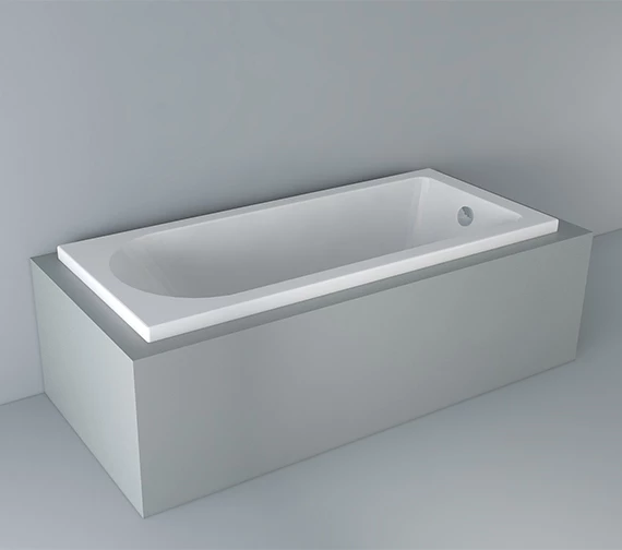 IMEX Wave 1800 X 800mm White Double Ended Bath 5 IMEX Wave 1800 X 800mm White Double Ended Bath - Image 5