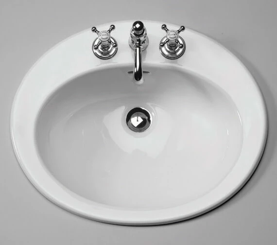 Silverdale Belgravia 565 X 460mm Coquet Inset Vanity Basin 1 Silverdale Belgravia 565 X 460mm Coquet Inset Vanity Basin