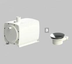 Saniflo Sanifloor Plus 3 Shower Waste Pump And Drain For Shower Tray