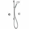 Mira Mode Rear Fed Digital Mixer Shower Chrome And Bath Filler