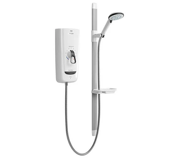 Mira Advance Flex 9.8kW Thermostatic Electric Shower White And Chrome 2 Mira Advance Flex 9.8kW Thermostatic Electric Shower White And Chrome - Image 2