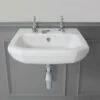 Silverdale Empire 450 X 380mm White Cloakroom Basin