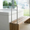 Duravit Blue Moon 1400mm Bath With Support Frame - Jet System