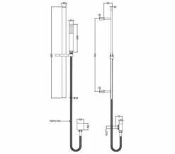 Hudson Reed Sheer Slider Rail Kit Chrome With Shower Handset And Outlet Elbow -Duravit Sales Shop M700 2023 4 15 10 1 12 792
