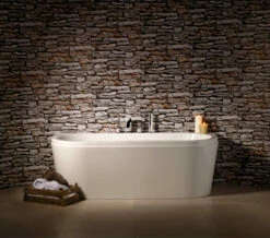 Carron Halcyon D 5mm Acrylic Luxurious Double Ended White Bath 1750 X 800mm