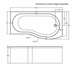 Nuie B-Shaped White Shower Bath Set -Duravit Sales Shop M700 2023 5 26 10 54 39 803