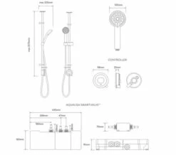 Aqualisa Quartz Touch Exposed Smart Digital Mixer Shower -Duravit Sales Shop M700 2023 5 30 15 8 19 264