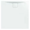 Merlyn Level25 900 X 900mm White Square Tray With 90mm Fast Flow Waste
