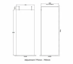 Hudson Reed Black Wetroom Shower Screen With Arms And Feet -Duravit Sales Shop M700 2023 6 12 7 52 18 666