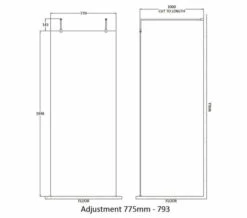 Hudson Reed Walk-In Wetroom Screen With Chrome Support Arms And Feet 11 Hudson Reed Walk-In Wetroom Screen With Chrome Support Arms And Feet -Duravit Sales Shop M700 2023 6 13 13 34 7 854